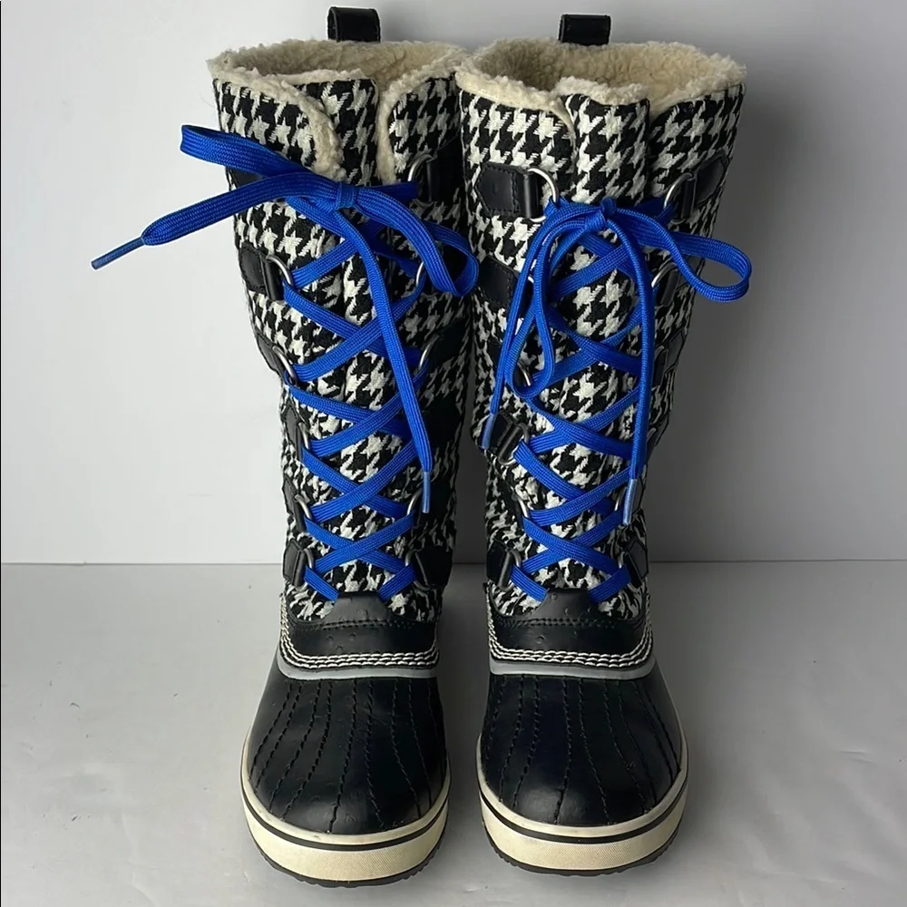 Sorel Tivoli Houndstooth Tall Winter Boots